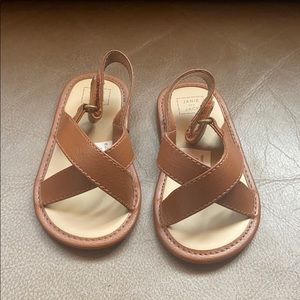 Janie & Jack Leather infant Sandals